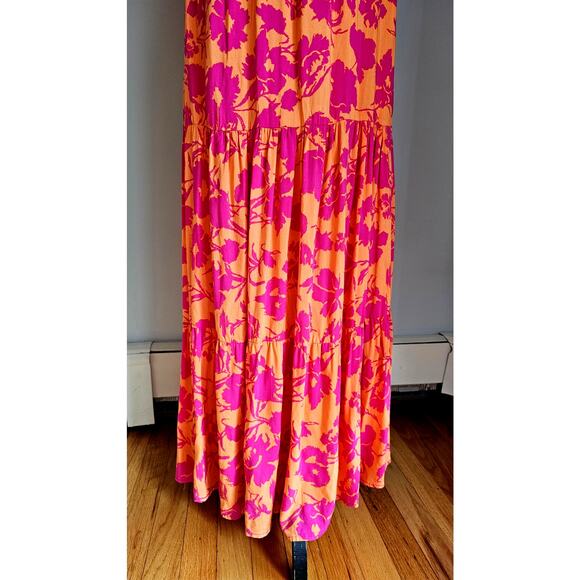 Flying Tomato Dress Off the shoulder/Square Ruffled Neckline Maxi Dress, Sz S - Picture 5 of 8